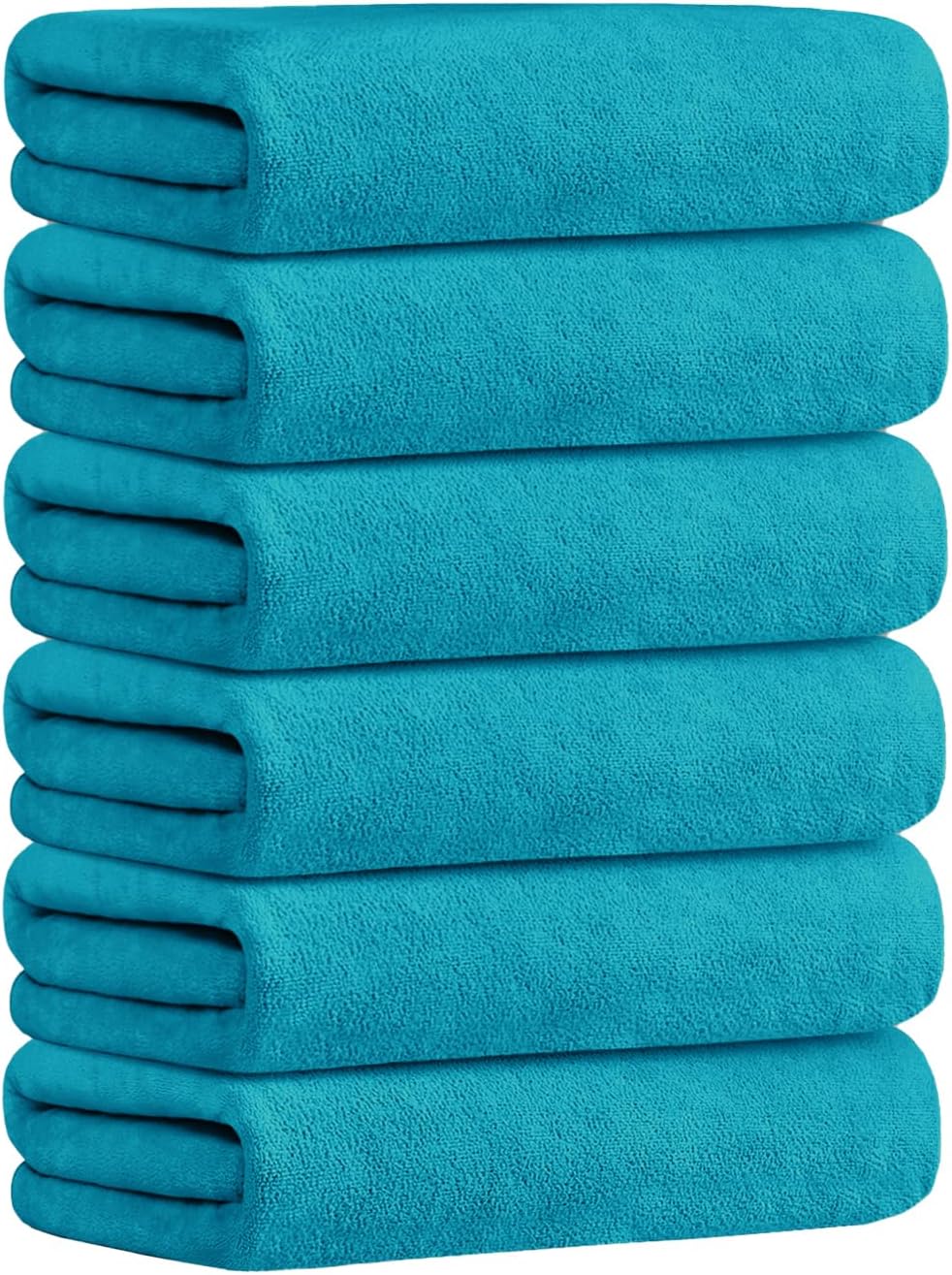 Microfiber Bath Towel (30" x 60"), Oversized Thick Towels, Soft, Super Absorbent and Fast Drying, No Fading Multipurpose Use for Sports, Travel, Fitness, Yoga, 30 in 60 in, Grey Count | Microfiber, Hanging Loop, Oversized, Soft & Absorbent, Fast