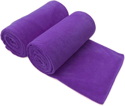 Microfiber Bath Towel (30" x 60"), Oversized Thick Towels, Soft, Super Absorbent and Fast Drying, No Fading Multipurpose Use for Sports, Travel, Fitness, Yoga, 30 in 60 in, Grey Count | Microfiber, Hanging Loop, Oversized, Soft & Absorbent, Fast