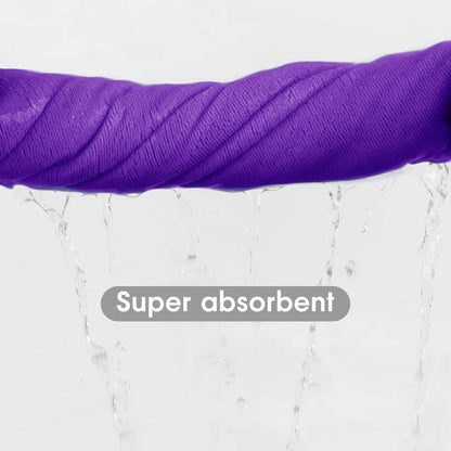 Microfiber Bath Towel (30" x 60"), Oversized Thick Towels, Soft, Super Absorbent and Fast Drying, No Fading Multipurpose Use for Sports, Travel, Fitness, Yoga, 30 in 60 in, Grey Count | Microfiber, Hanging Loop, Oversized, Soft & Absorbent, Fast