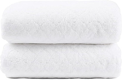 Microfiber Bath Towel (30" x 60"), Oversized Thick Towels, Soft, Super Absorbent and Fast Drying, No Fading Multipurpose Use for Sports, Travel, Fitness, Yoga, 30 in 60 in, Grey Count | Microfiber, Hanging Loop, Oversized, Soft & Absorbent, Fast