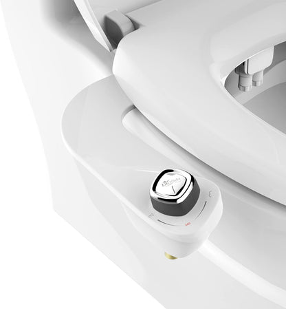 SlimEdge Bidet Attachment for Toilet, Non Electric, Dual Nozzles