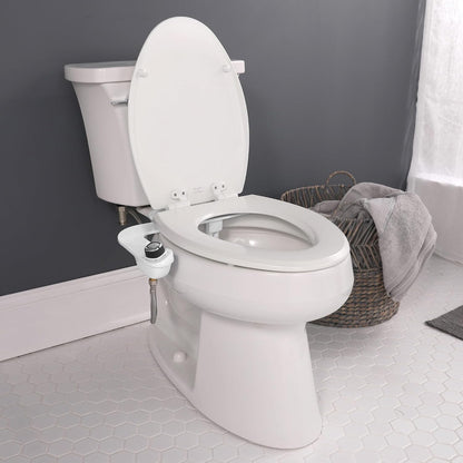 SlimEdge Bidet Attachment for Toilet, Non Electric, Dual Nozzles
