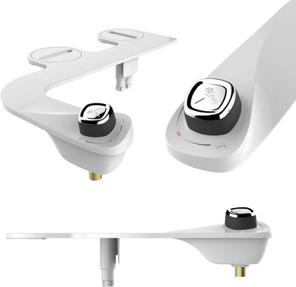 SlimEdge Bidet Attachment for Toilet, Non Electric, Dual Nozzles