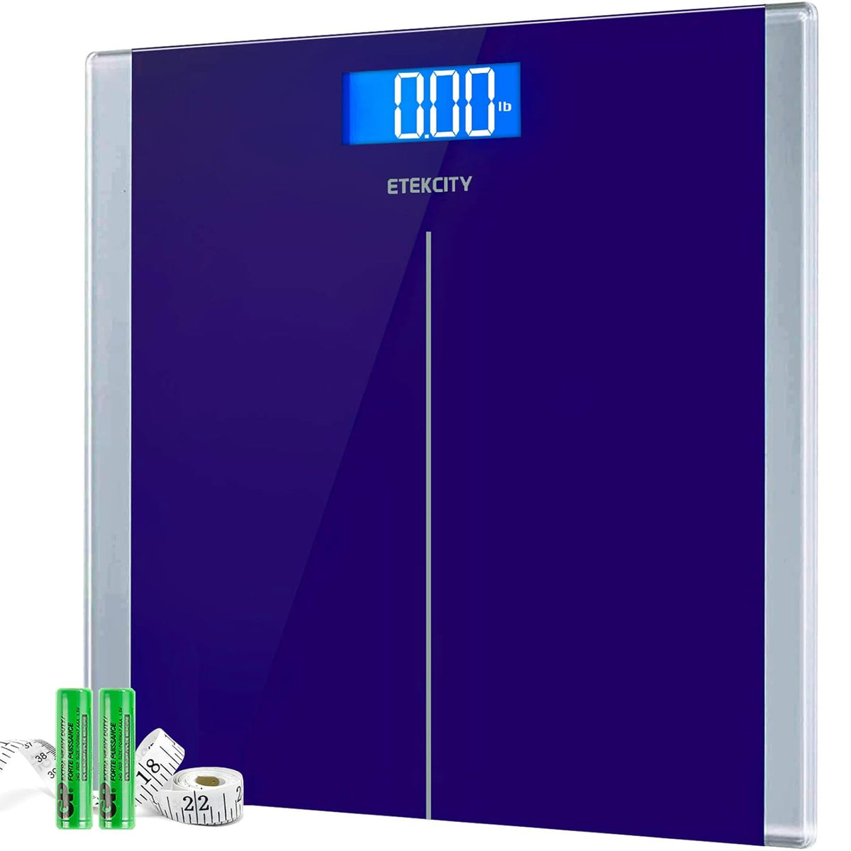 Smart Scale for Body Weight and Fat, BMI, FSA Eligible, Black