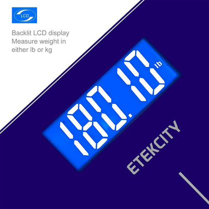 Smart Scale for Body Weight and Fat, BMI, FSA Eligible, Black