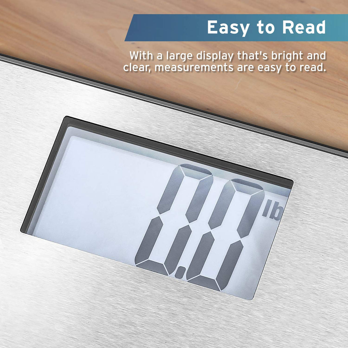 Smart Scale for Body Weight and Fat, BMI, FSA Eligible, Black