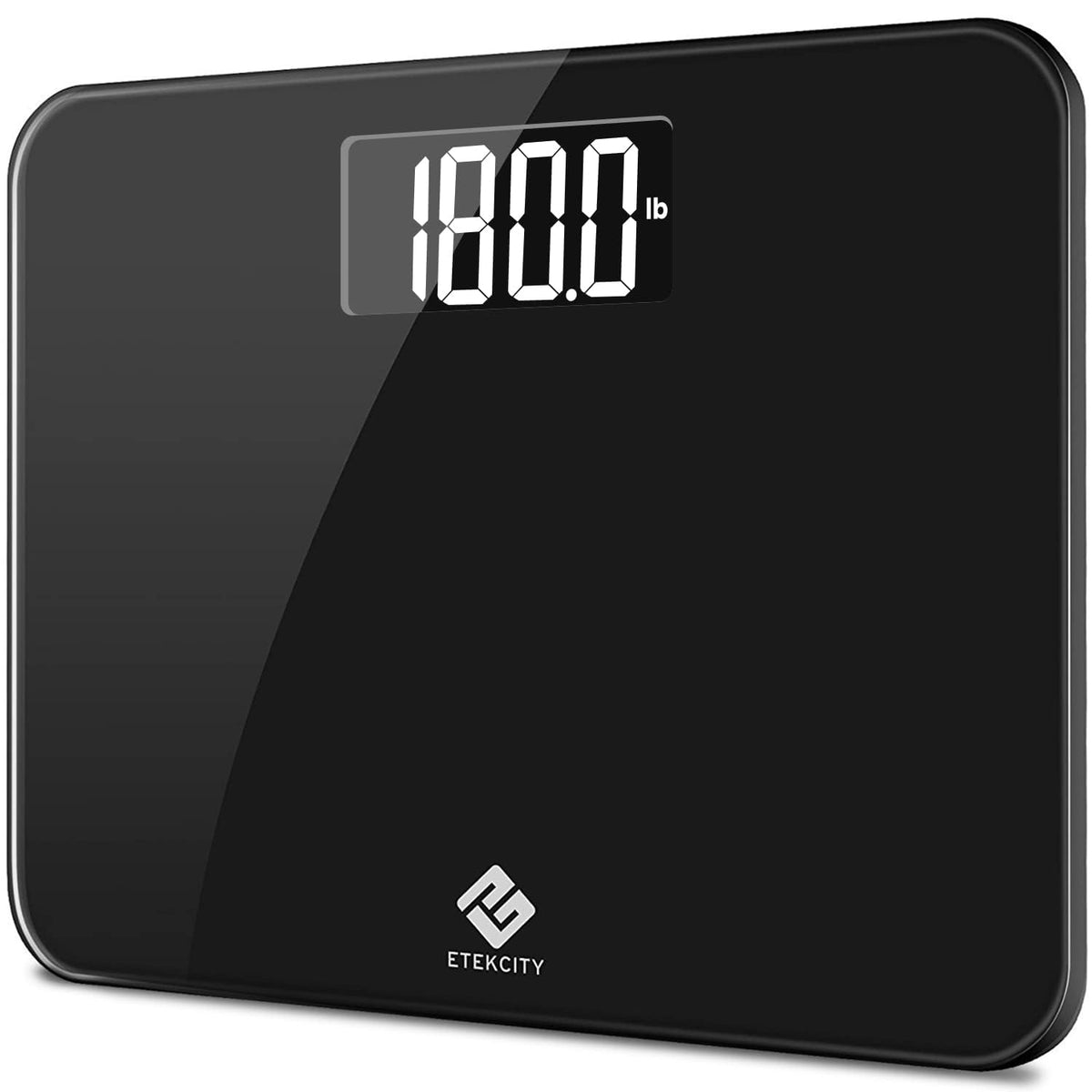 Smart Scale for Body Weight and Fat, BMI, FSA Eligible, Black