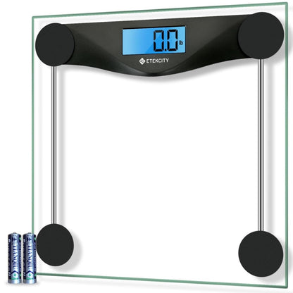 Smart Scale for Body Weight and Fat, BMI, FSA Eligible, Black