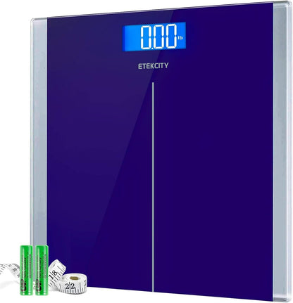 Smart Scale for Body Weight and Fat, BMI, FSA Eligible, Black