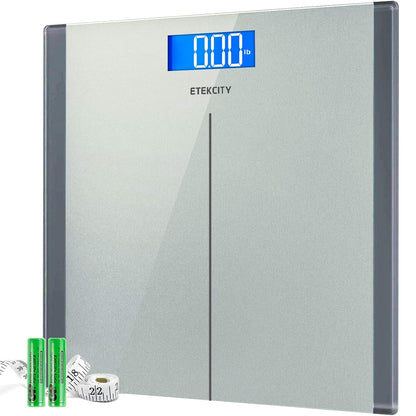 Smart Scale for Body Weight and Fat, BMI, FSA Eligible, Black