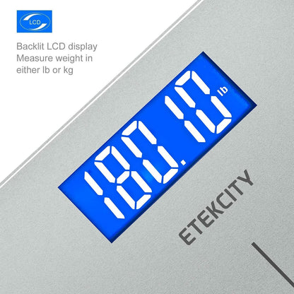 Smart Scale for Body Weight and Fat, BMI, FSA Eligible, Black
