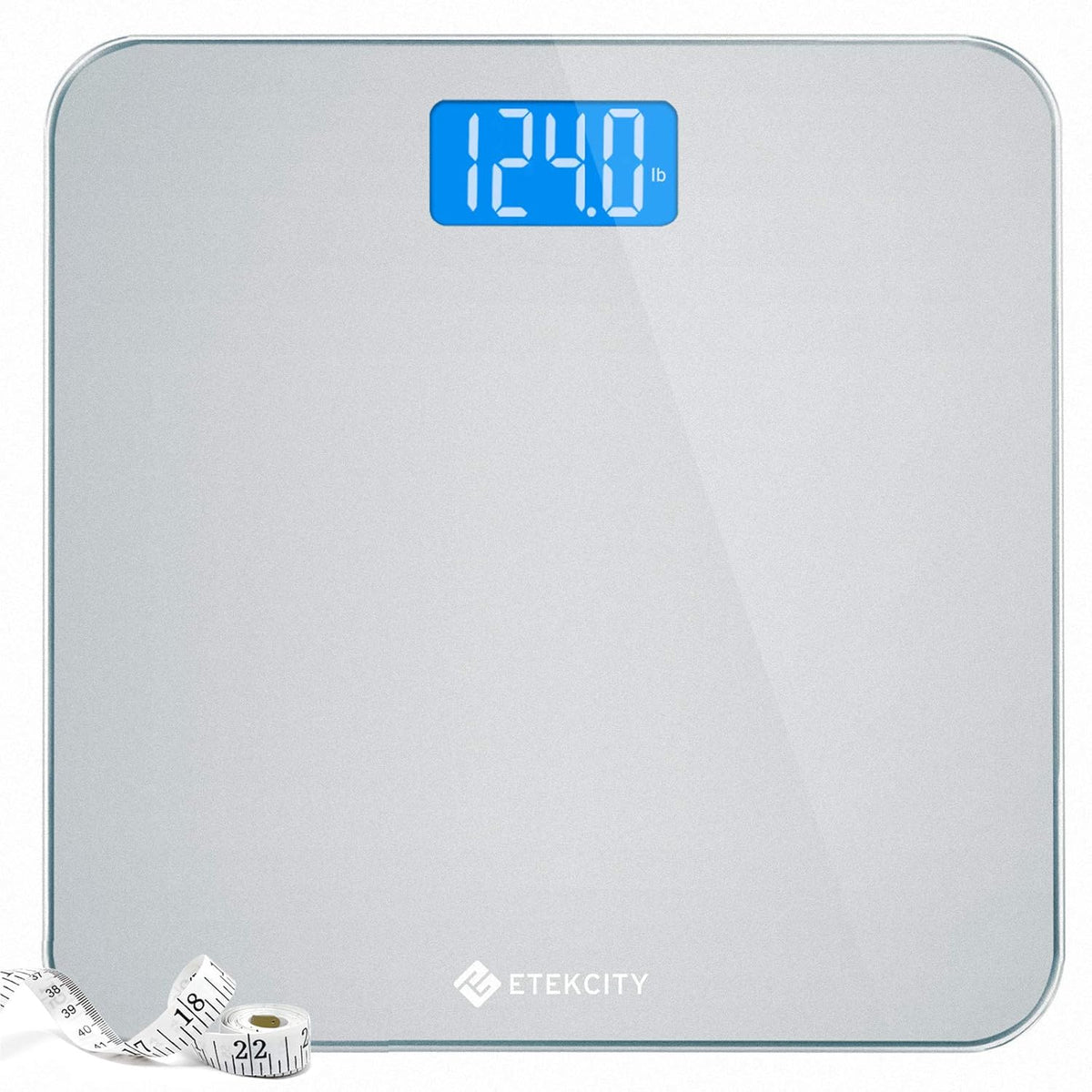 Smart Scale for Body Weight and Fat, BMI, FSA Eligible, Black
