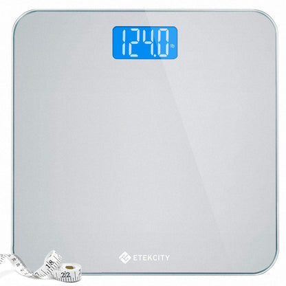 Smart Scale for Body Weight and Fat, BMI, FSA Eligible, Black