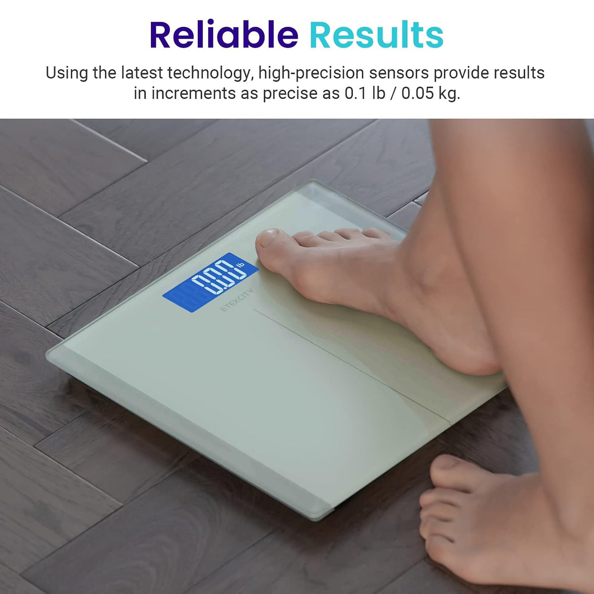 Smart Scale for Body Weight and Fat, BMI, FSA Eligible, Black