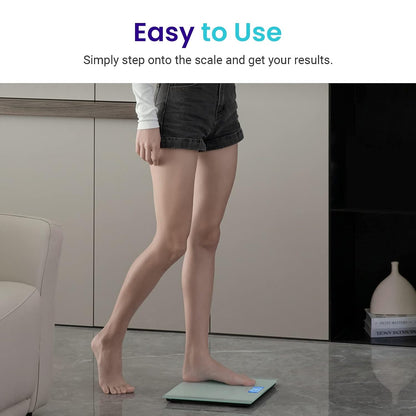 Smart Scale for Body Weight and Fat, BMI, FSA Eligible, Black