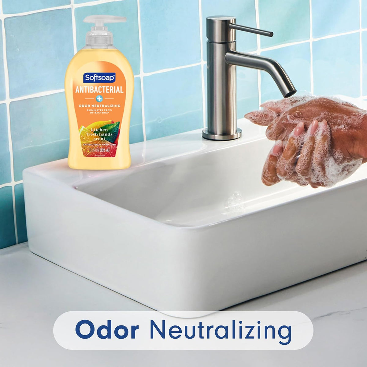 Softsoap Antibacterial Hand Soap, White Tea & Berry, 11.25 fl oz