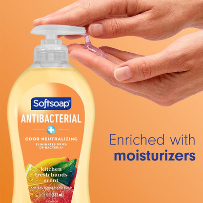 Softsoap Antibacterial Hand Soap, White Tea & Berry, 11.25 fl oz