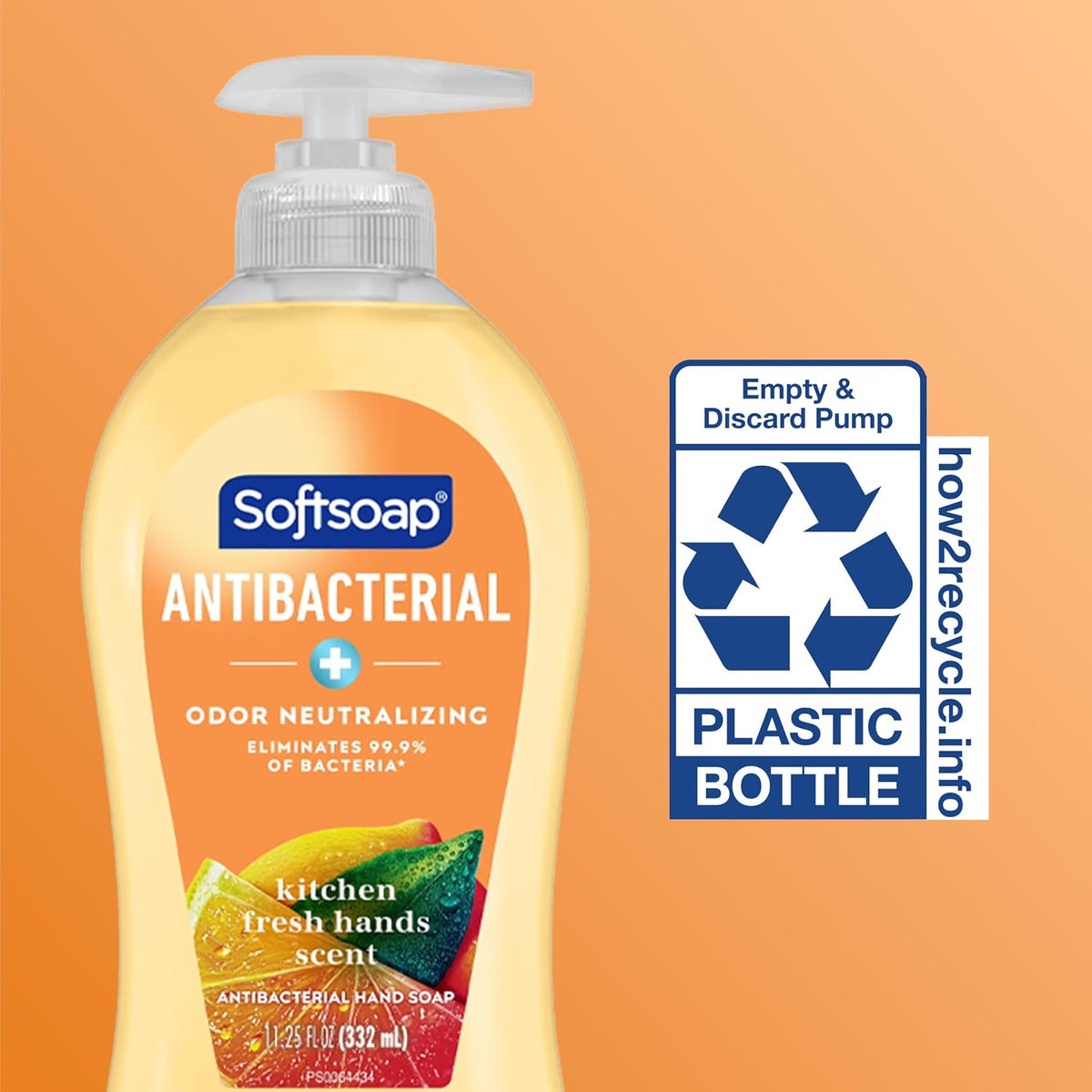 Softsoap Antibacterial Hand Soap, White Tea & Berry, 11.25 fl oz