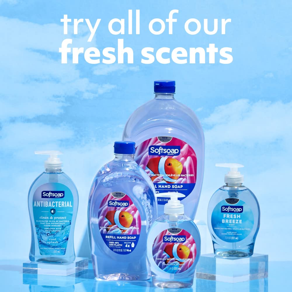Softsoap Antibacterial Hand Soap, White Tea & Berry, 11.25 fl oz