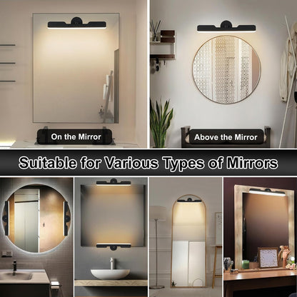 Rechargeable Vanity Lights for Mirror, Wireless LED Stick On Light