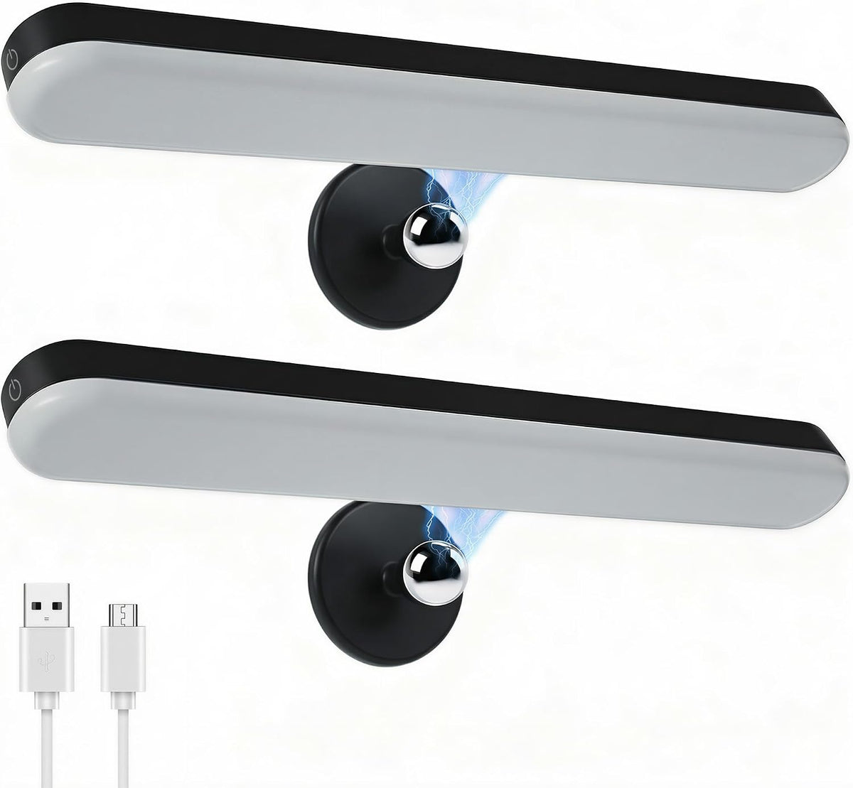 Rechargeable Vanity Lights for Mirror, Wireless LED Stick On Light
