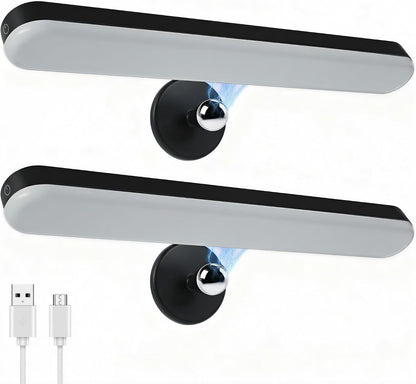 Rechargeable Vanity Lights for Mirror, Wireless LED Stick On Light