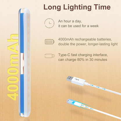 Rechargeable Vanity Lights for Mirror, Wireless LED Stick On Light