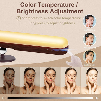 Rechargeable Vanity Lights for Mirror, Wireless LED Stick On Light