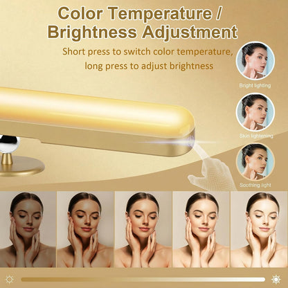 Rechargeable Vanity Lights for Mirror, Wireless LED Stick On Light