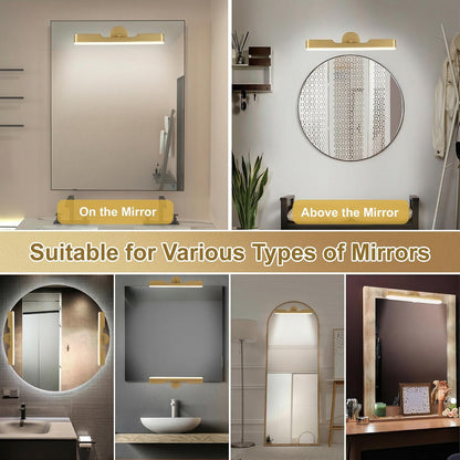 Rechargeable Vanity Lights for Mirror, Wireless LED Stick On Light