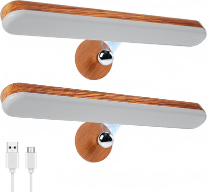 Rechargeable Vanity Lights for Mirror, Wireless LED Stick On Light