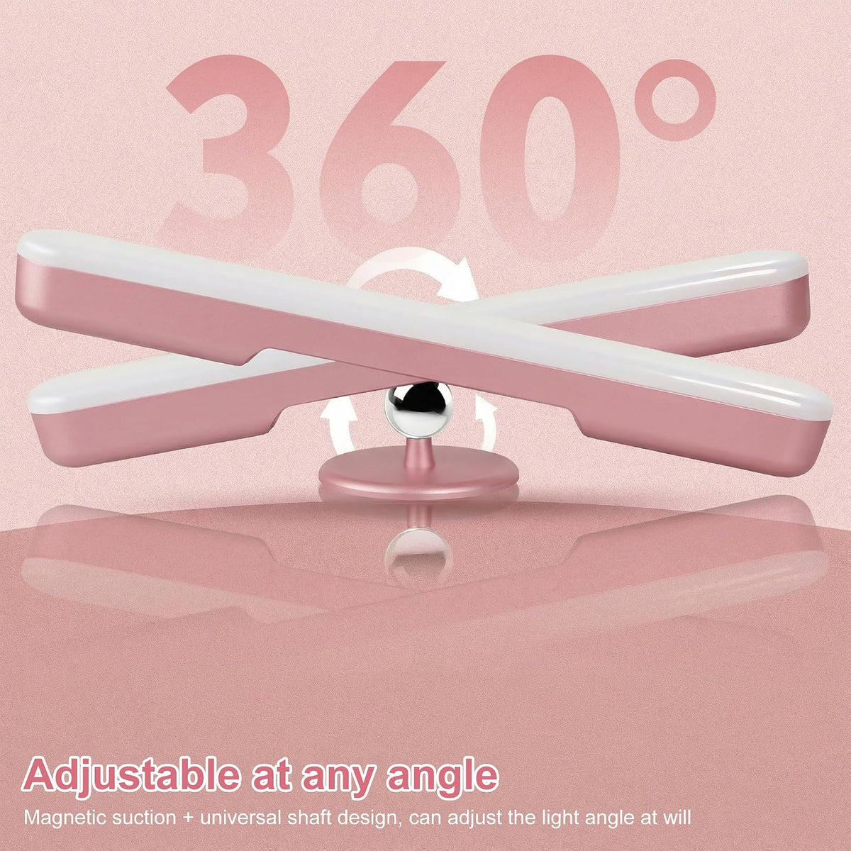 Rechargeable Vanity Lights for Mirror, Wireless LED Stick On Light