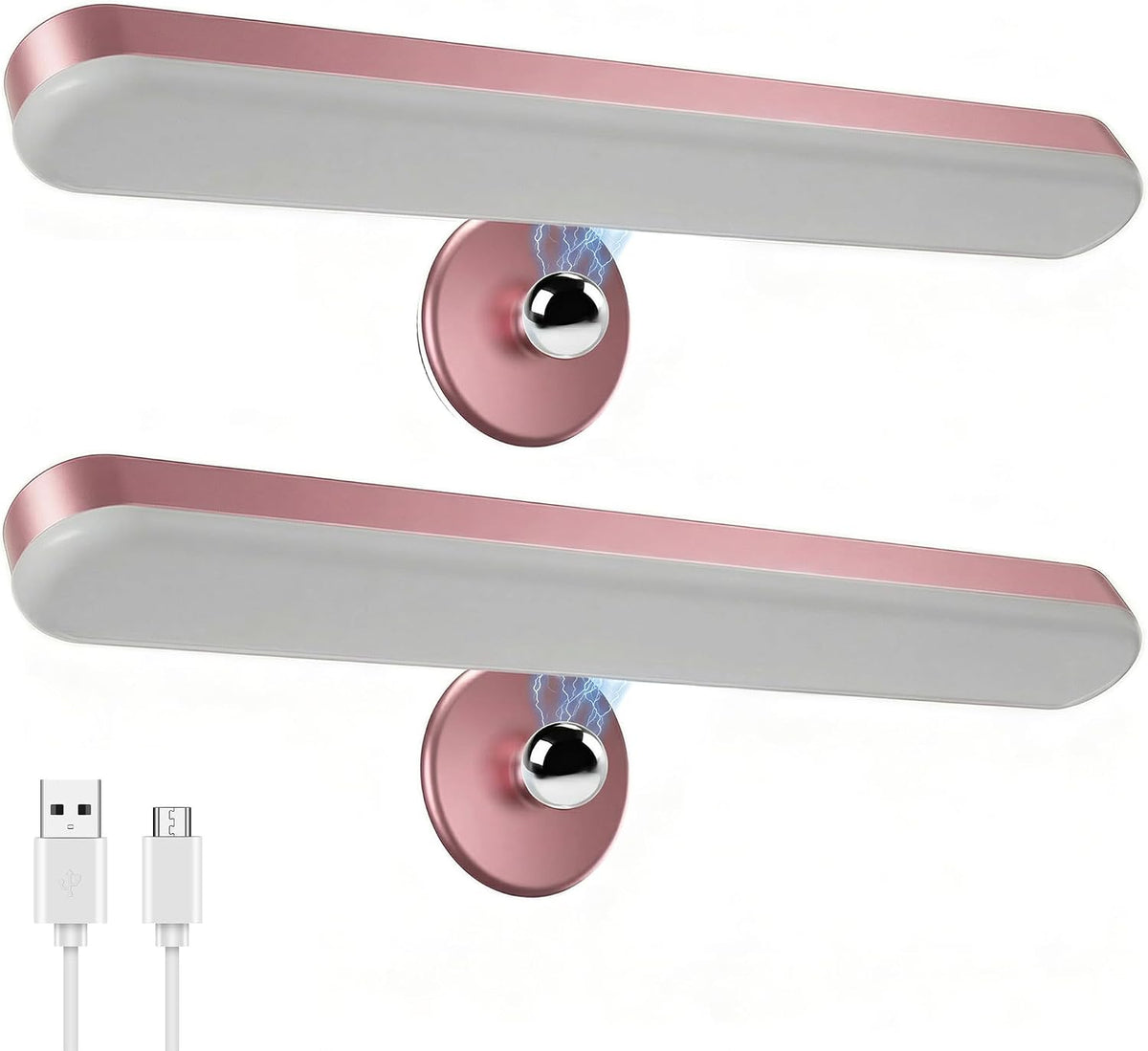 Rechargeable Vanity Lights for Mirror, Wireless LED Stick On Light