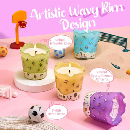 Ocean Scented Candles, 5.64 oz, Up to 30-Hour Burn, Aromatherapy Candle Gifts for Women for Bathroom Kitchen Office