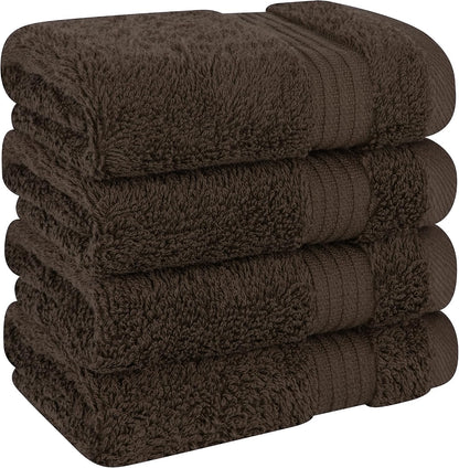 Cotton Paradise 100% Cotton Turkish Towel Set, Soft Absorbent Quick Dry, 6 Piece Towel Set, Beige