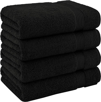 Cotton Paradise 100% Cotton Turkish Towel Set, Soft Absorbent Quick Dry, 6 Piece Towel Set, Beige