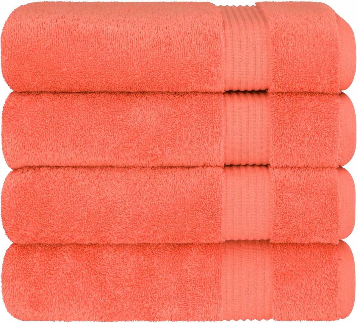 Cotton Paradise 100% Cotton Turkish Towel Set, Soft Absorbent Quick Dry, 6 Piece Towel Set, Beige