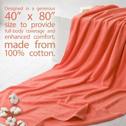 Cotton Paradise 100% Cotton Turkish Towel Set, Soft Absorbent Quick Dry, 6 Piece Towel Set, Beige