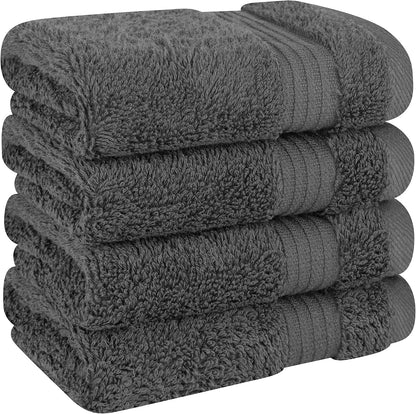 Cotton Paradise 100% Cotton Turkish Towel Set, Soft Absorbent Quick Dry, 6 Piece Towel Set, Beige