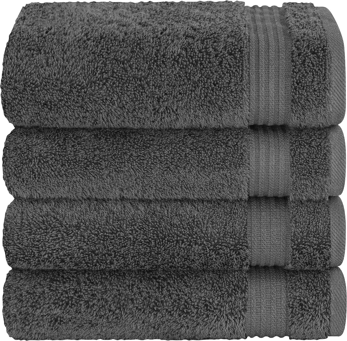 Cotton Paradise 100% Cotton Turkish Towel Set, Soft Absorbent Quick Dry, 6 Piece Towel Set, Beige