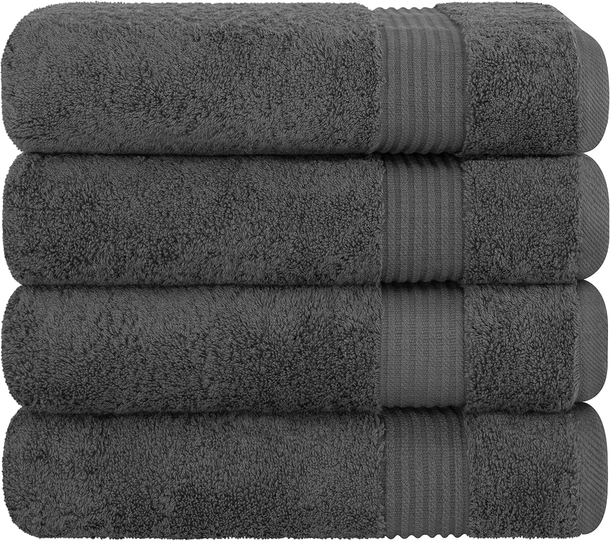 Cotton Paradise 100% Cotton Turkish Towel Set, Soft Absorbent Quick Dry, 6 Piece Towel Set, Beige