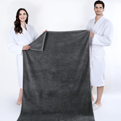 Cotton Paradise 100% Cotton Turkish Towel Set, Soft Absorbent Quick Dry, 6 Piece Towel Set, Beige