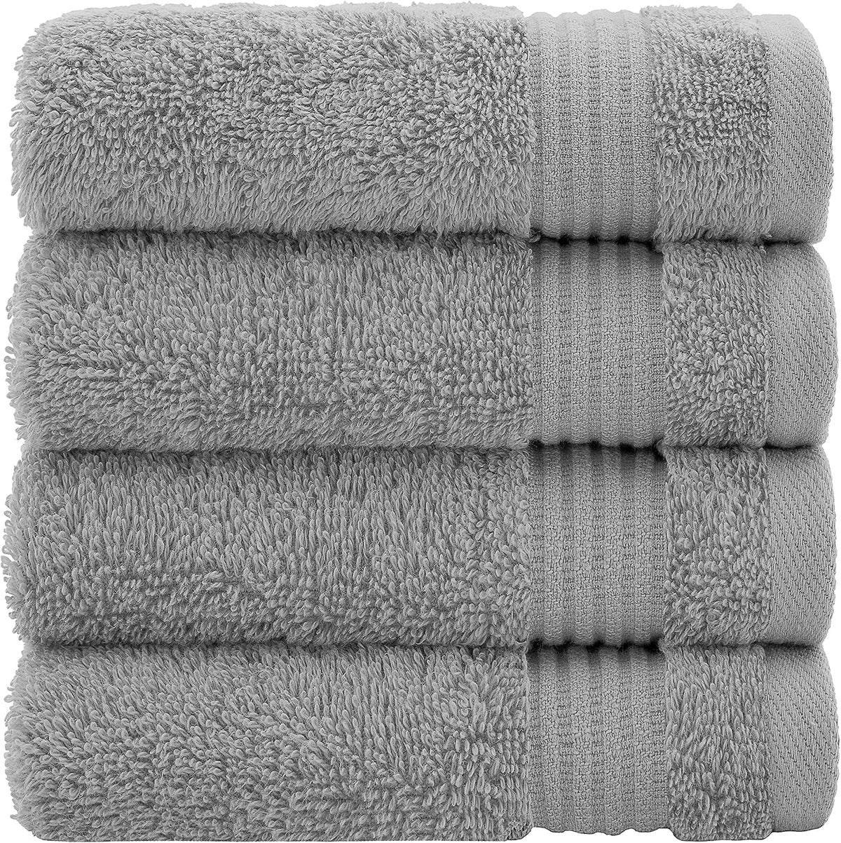 Cotton Paradise 100% Cotton Turkish Towel Set, Soft Absorbent Quick Dry, 6 Piece Towel Set, Beige