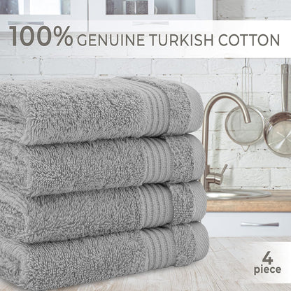 Cotton Paradise 100% Cotton Turkish Towel Set, Soft Absorbent Quick Dry, 6 Piece Towel Set, Beige