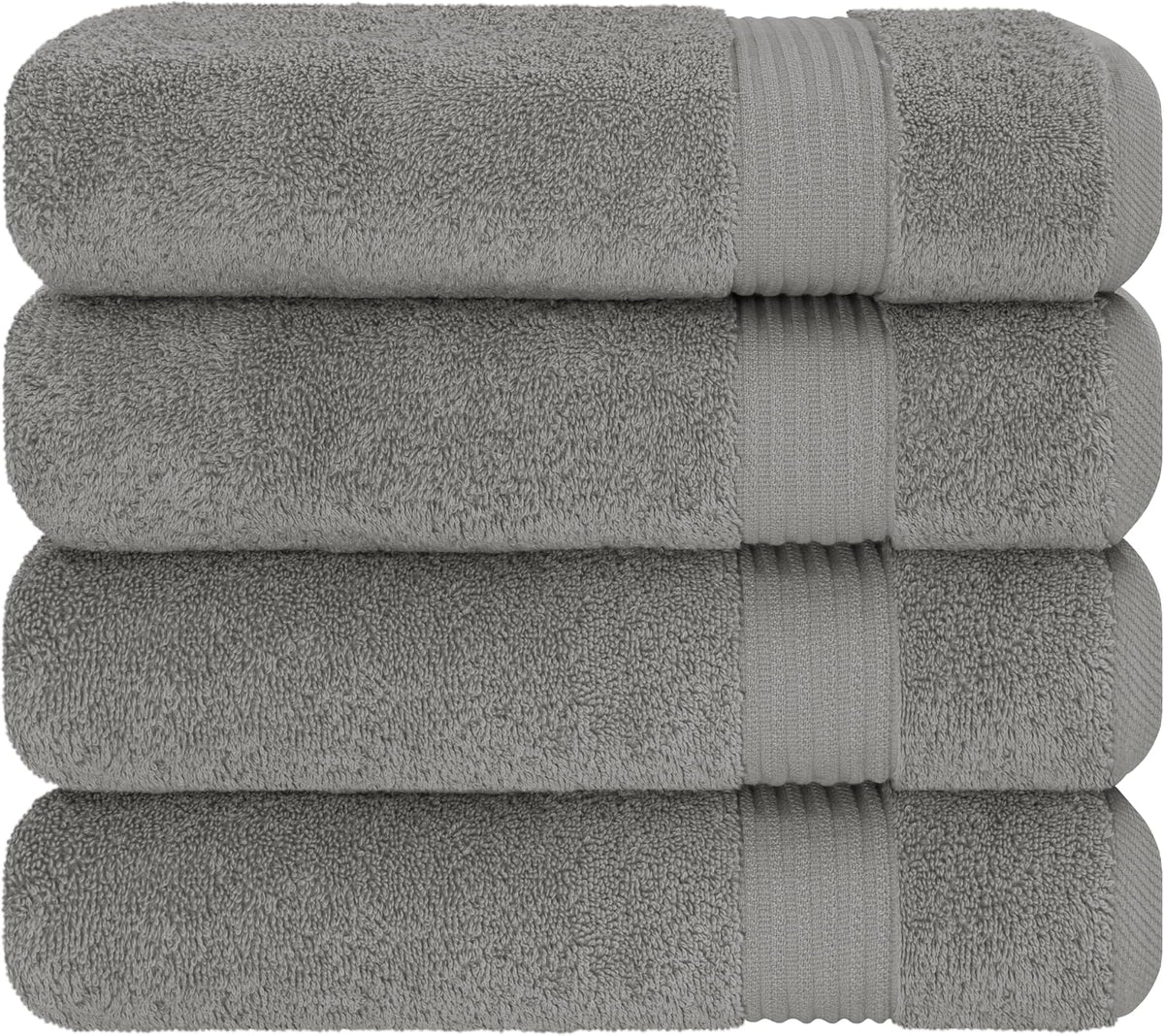 Cotton Paradise 100% Cotton Turkish Towel Set, Soft Absorbent Quick Dry, 6 Piece Towel Set, Beige