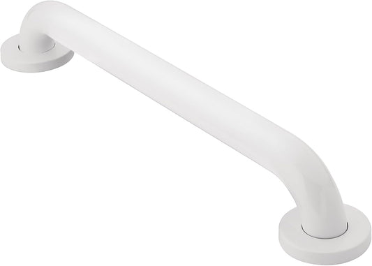 Home Care Bathroom Safety 18 Inch Stainless Steel Handicap Grab Bar for Bathtub and Shower, Slip Resistant Finish, Elderly Assistance Product, Polished Brass, R8918P