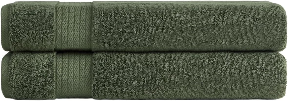 2-Piece Bath Towels, 30x60 550GSM– 30x60 Inches, 100% Turkish Cotton, Luxury Quick Dry, Extra Large, Fade-Resistant, Eco-Friendly, Spa Towel, Cotton Towel (Brick Red)