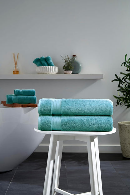 2-Piece Bath Towels, 30x60 550GSM– 30x60 Inches, 100% Turkish Cotton, Luxury Quick Dry, Extra Large, Fade-Resistant, Eco-Friendly, Spa Towel, Cotton Towel (Brick Red)