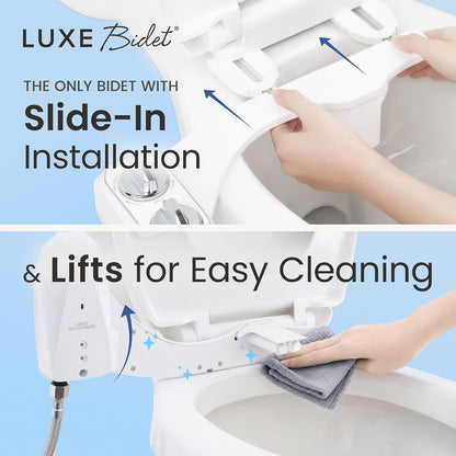 NEO 185 PLUS - Patented Bidet Attachment for Toilet, White