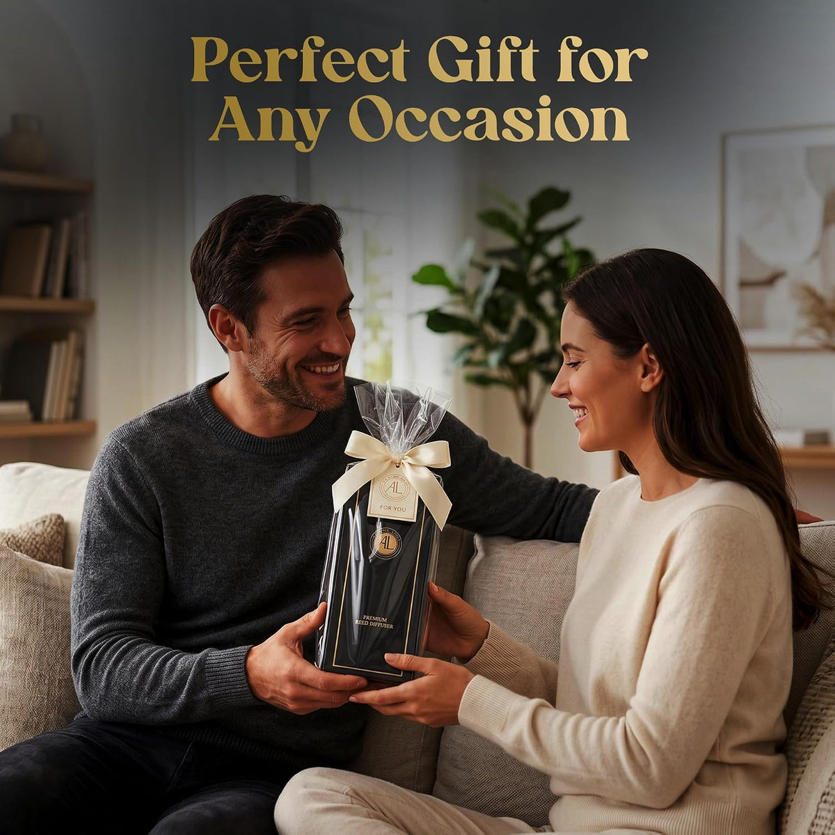 Black Reed Diffusers for Home | Premium Fragrance Diffuser | Reed Diffuser Sticks in Oil Set with Cashmere Vanilla Scent | Smell Good Stuff | Long-Lasting Oil for Bathroom & Office (5 oz)